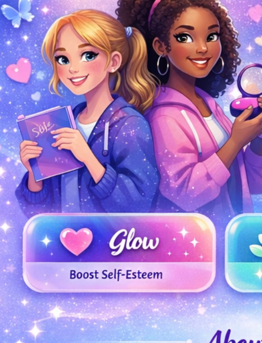 Glow and Grow Girls illustration